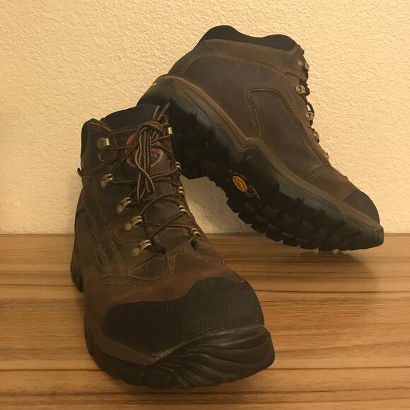 Red Wing Irish Setter Two Harbors Leather Waterproof Vibram Hiker Men Boots 11.5 - Picture 1 of 7